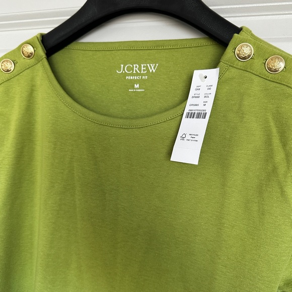 Perfect-fit elbow-sleeve T-shirt with buttons - Picture 6 of 7